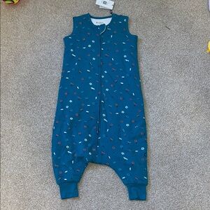 Larkspur Teal Floral Sleep Sack Walker XL